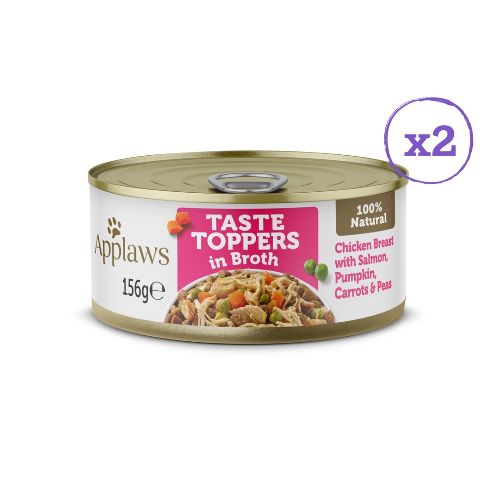 Applaws Taste Topper in Broth Chicken Selection Wet Dog Food 8 x 156g Tins 5