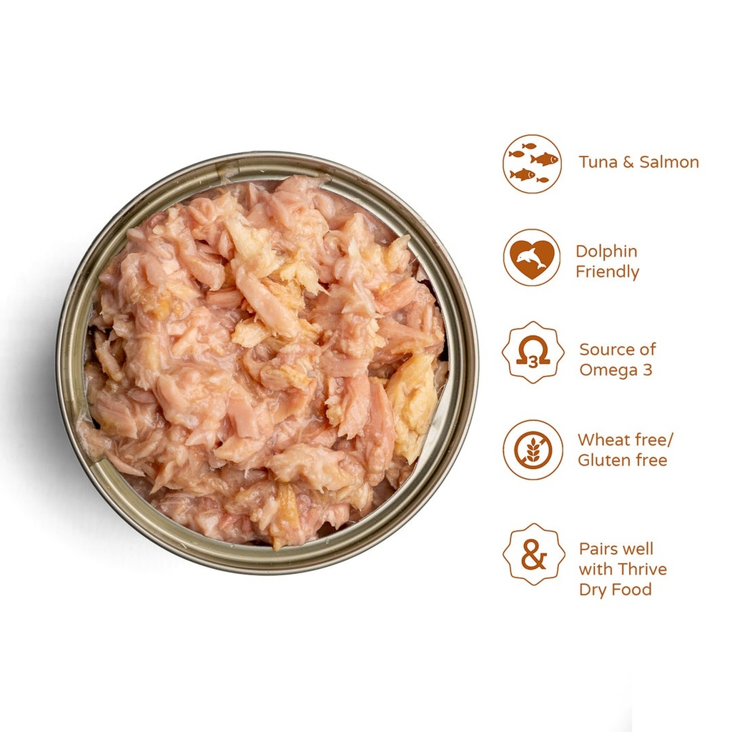 Thrive Complete Tuna & Salmon Wet Cat Food 75g 3