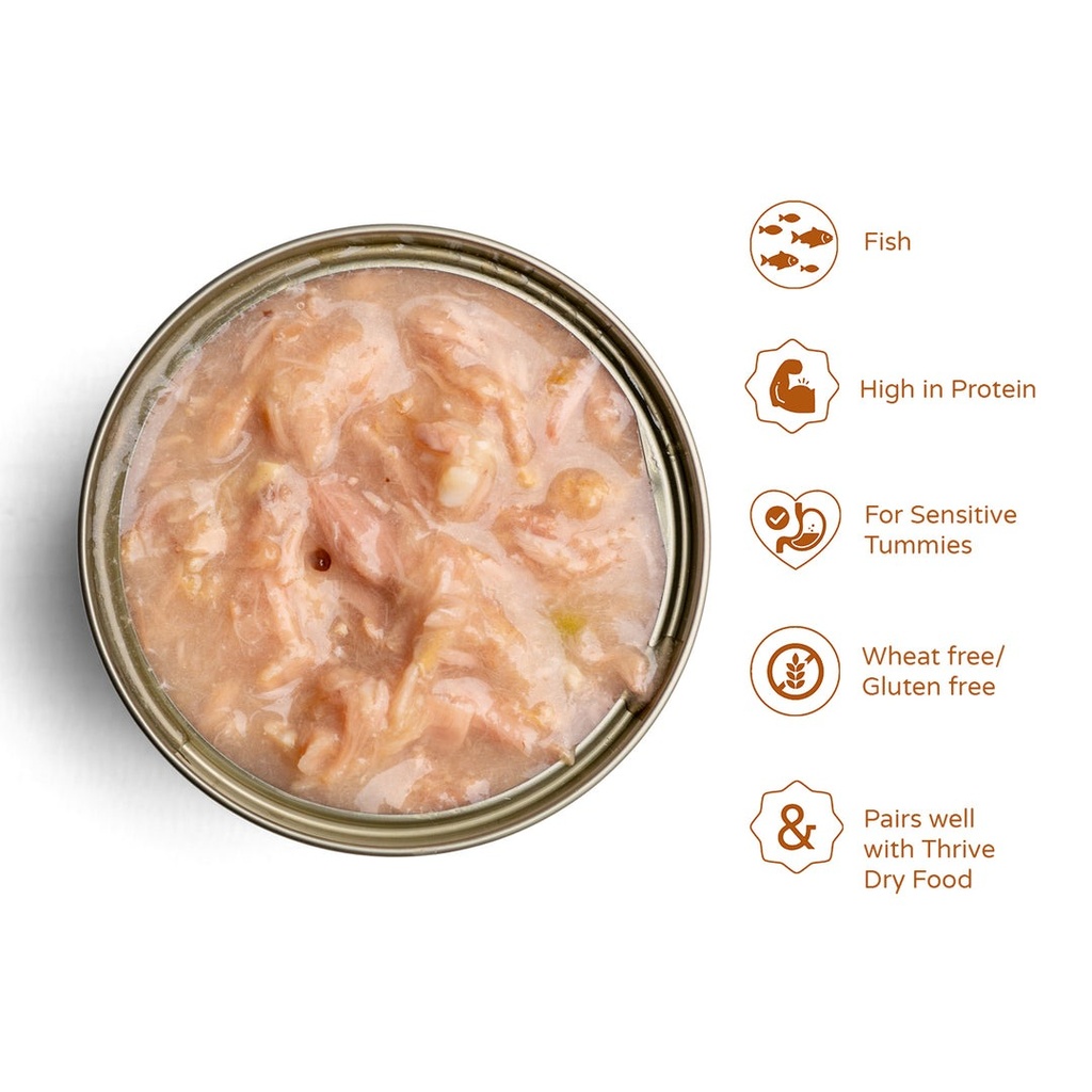 Thrive Complete Tuna with Shrimp & Squid Wet Cat Food 75g 2