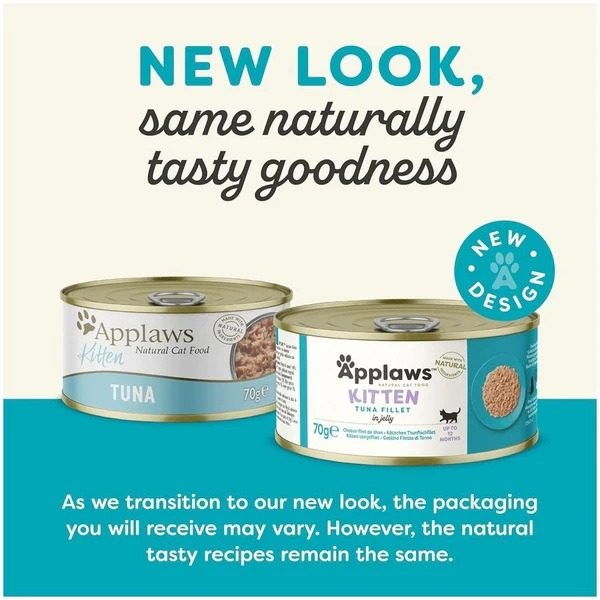 Applaws Tuna Wet Kitten Food 70g Tin 3