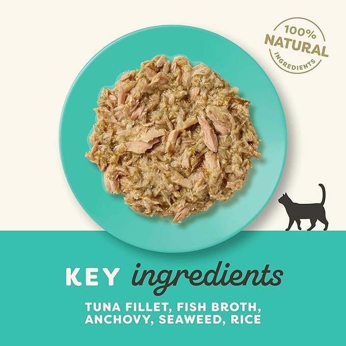 Applaws Tuna with Anchovy & Seaweed in Broth Wet Cat Food 70g Pouch 3