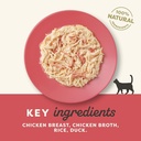 Applaws Chicken Breast with Duck in Broth Wet Cat Food 60g Pot 2