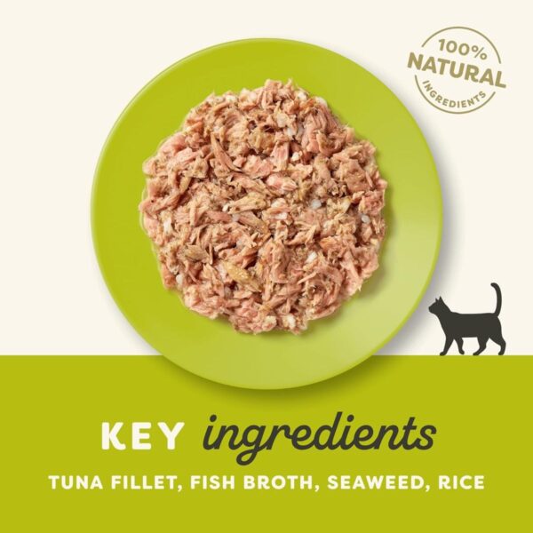Applaws Tuna Fillet with Seaweed in Broth Wet Cat Food 156g Tin 3