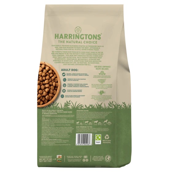 Harringtons Complete Salmon & Potato Adult Dry Dog Food 12kg 2