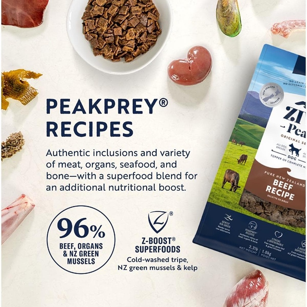 ZIWI Peak Air-Dried Beef Recipe Dry Dog Food 5