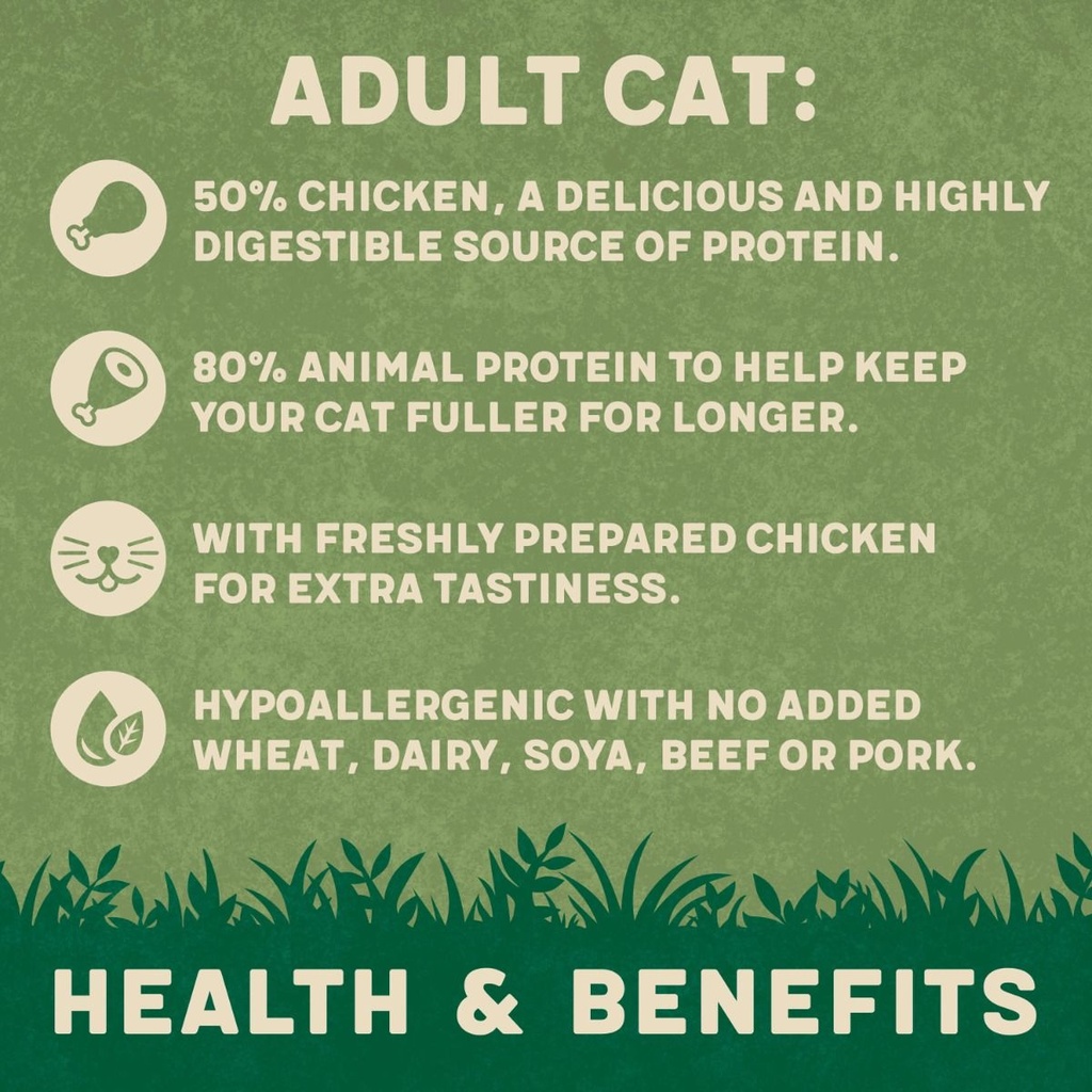 Harringtons Complete Chicken Adult Dry Cat Food 2kg 3