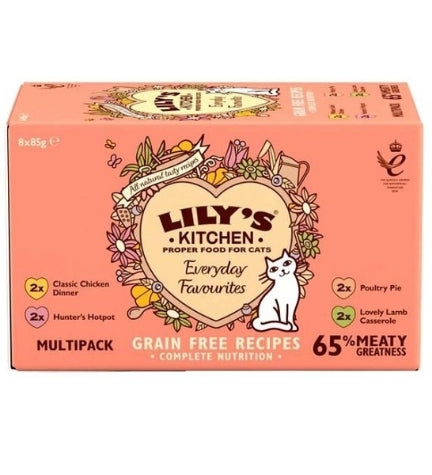 Lily's Kitchen Paté Selection Multipack Wet Cat Food 8X85G 3