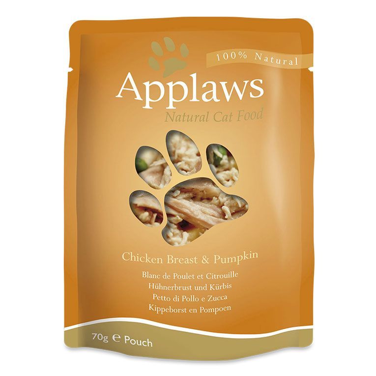 Applaws Chicken with Pumpkin in Broth Wet Cat Food 70g 2