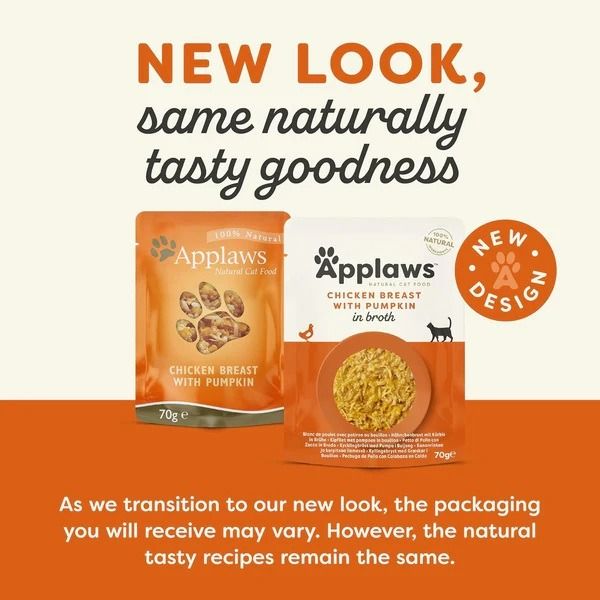Applaws Chicken with Pumpkin in Broth Wet Cat Food 70g 3