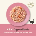 Applaws Tuna Fillet with Prawn in Broth Wet Cat Food 156g 3
