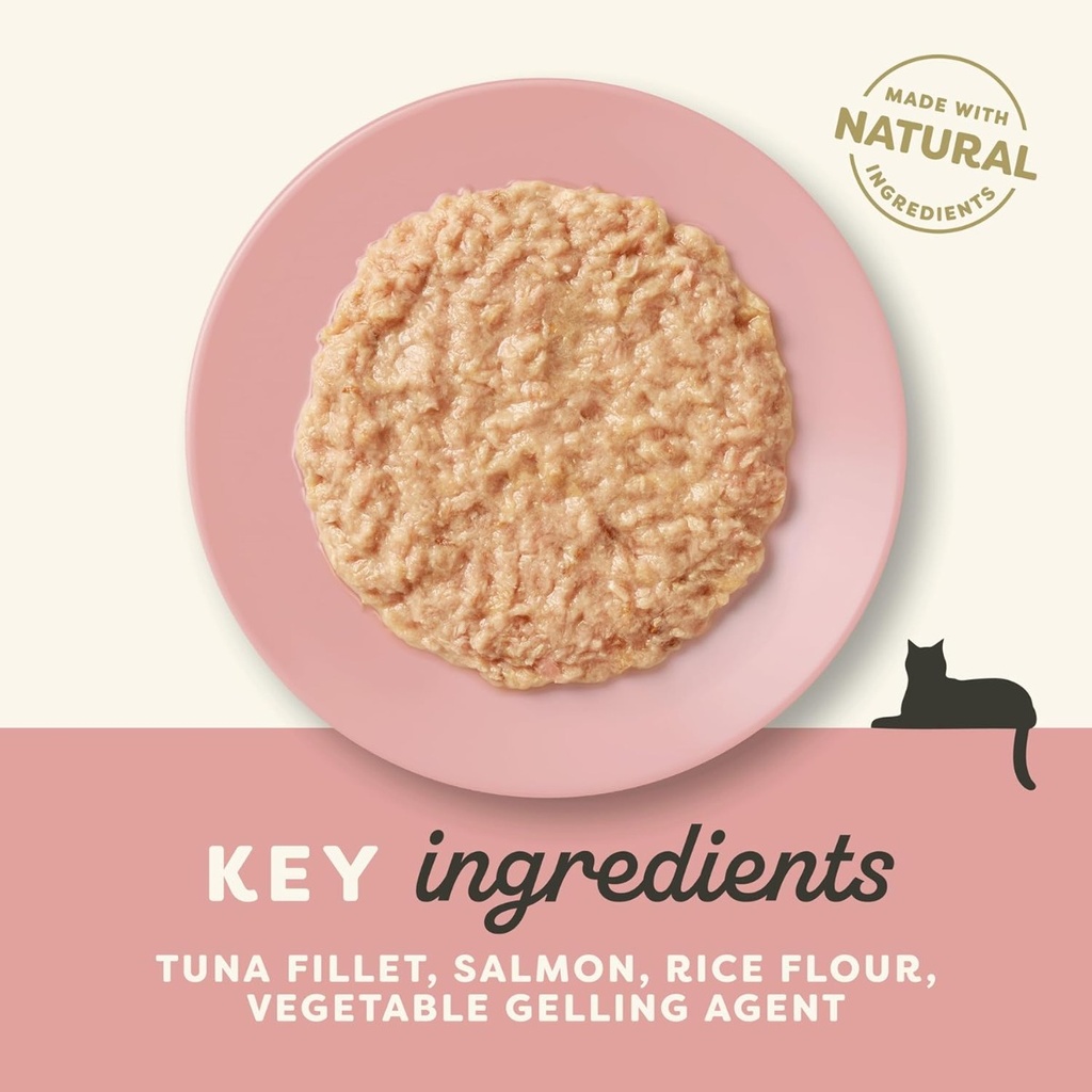 Applaws Tuna with Salmon in Jelly Senior Wet Cat Food 70g Tin 2