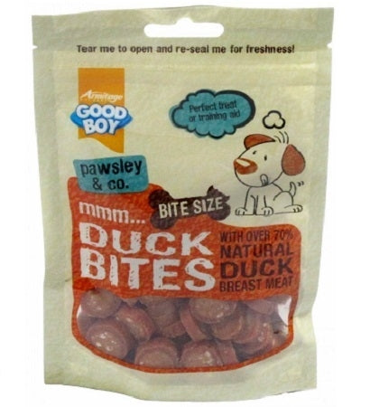 Armitage Good Boy Deli Bites Duck Dog Treats