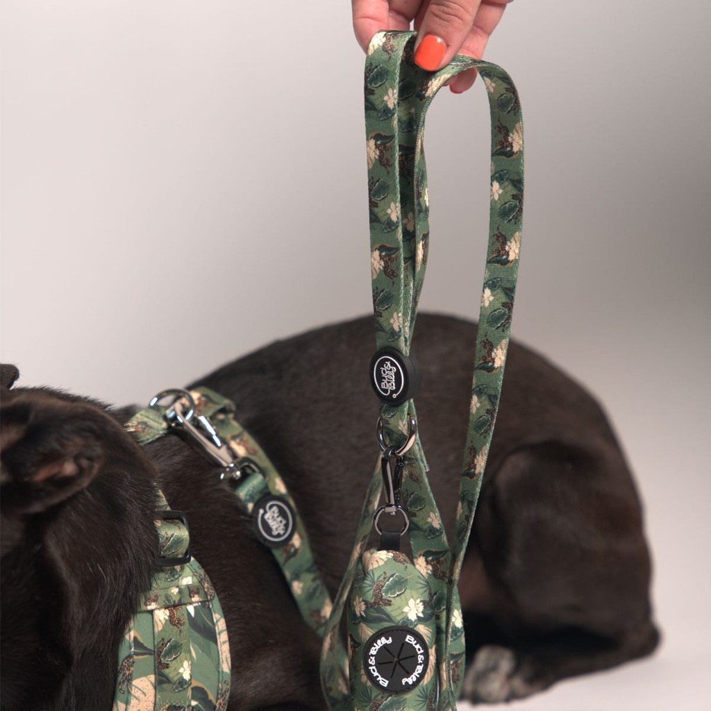 [P-019] Bud & Billy Dog Strong & Durable Leash - Lightweight, 1.8 Meters (XS-L) Safari Collection, Lush Green Palette