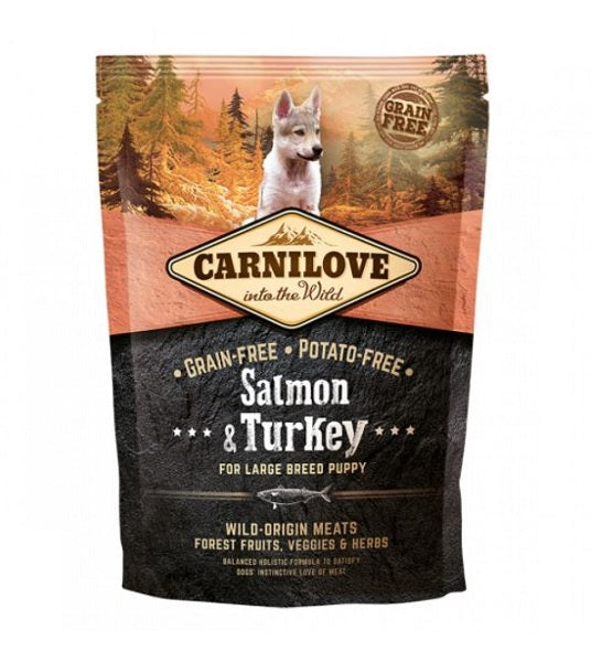 Carnilove Salmon & Turkey Large Breed Puppy Dry Food