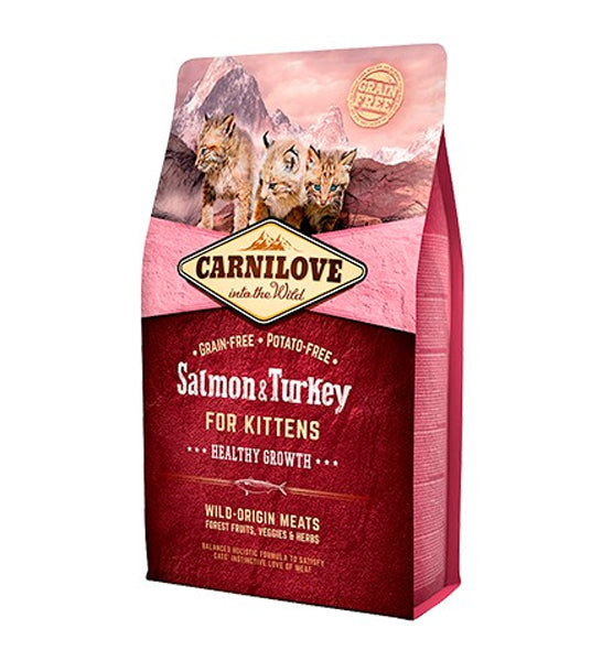 [P-031] Carnilove Salmon & Turkey for Kittens Dry Food
