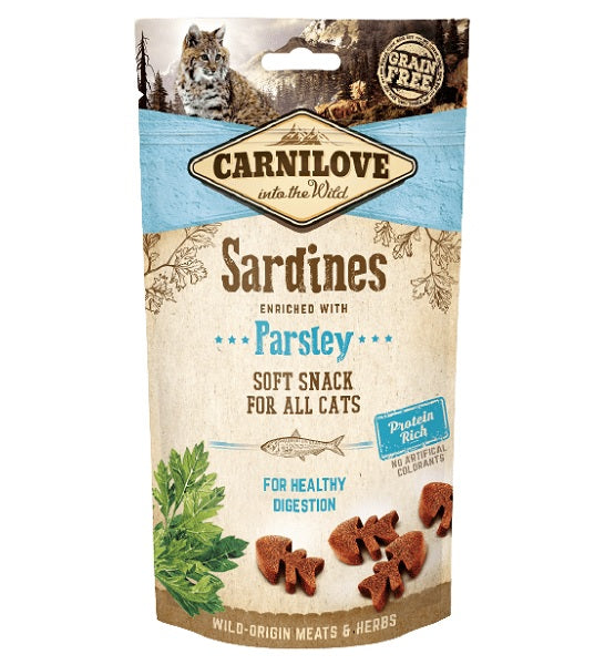 Carnilove Sardine Enriched with Parsley Soft Snack Cat Treats