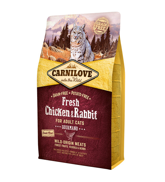 [P-034] Carnilove Fresh Chicken & Rabbit for Adult Cat Dry Food