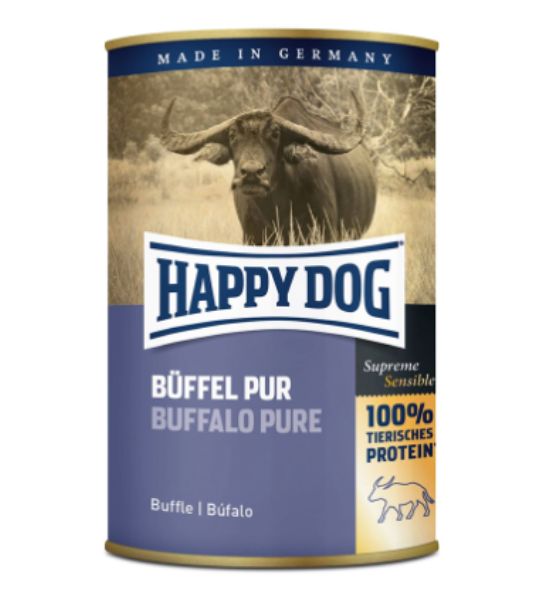 [P-042] Happy Dog Pure Buffalo Wet Dog Food 400G