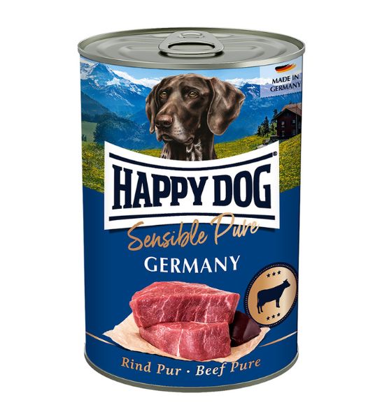 [P-044] Happy Dog Pure Rind Beef Wet Dog Food 400G