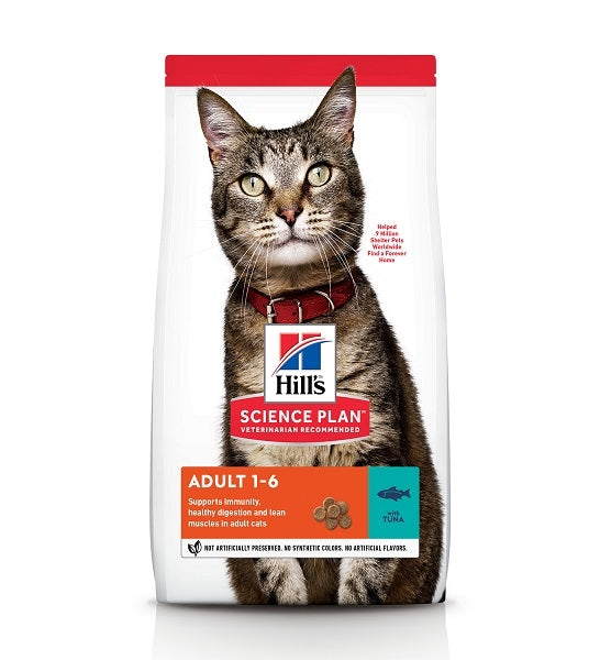 [P-048] Hill's Science Plan Tuna Adult Dry Cat Food