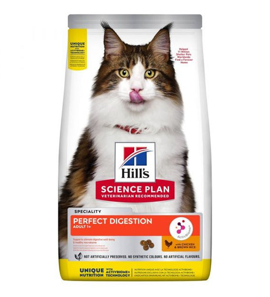 [P-051] Hill's Science Plan Perfect Digestion Chicken & Brown Rice Cat Dry Food
