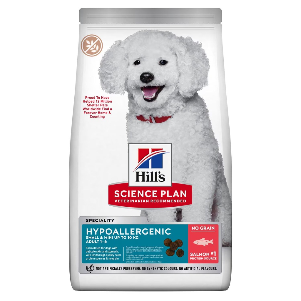 [P-054] Hill's Science Plan Hypoallergenic Small & Mini Adult Dry Dog Food With Salmon