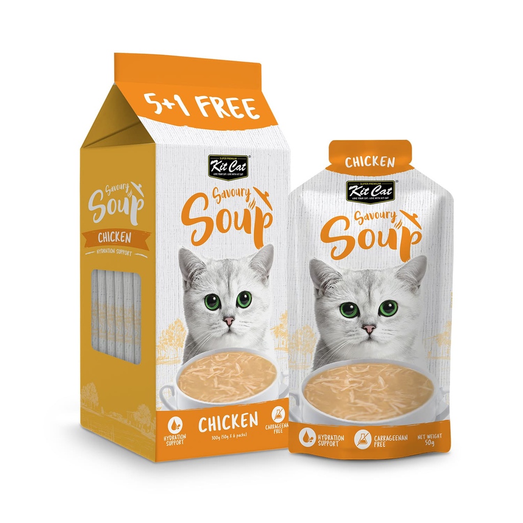 Kit Cat Savoury Soup Chicken Wet Cat Food