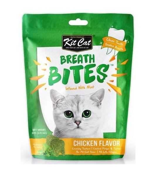 Kit Cat Breath Bites Chicken Flavour Cat Treats