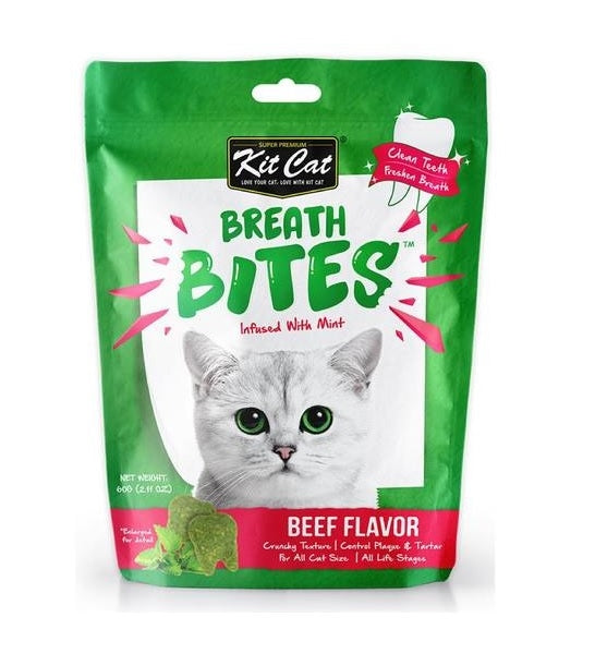 Kit Cat Breath Bites Beef Flavour Cat Treats