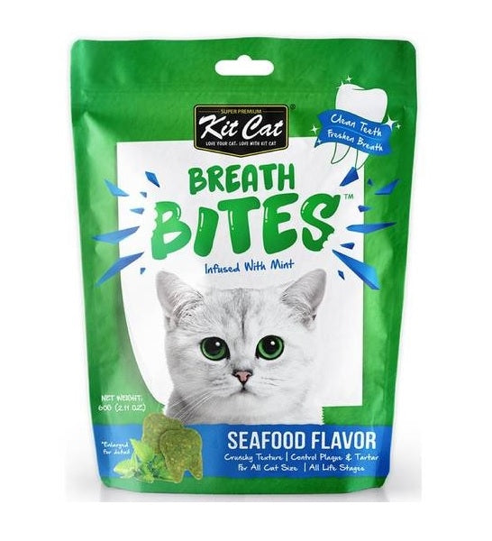 Kit Cat Breath Bites Seafood Flavour Cat Treats