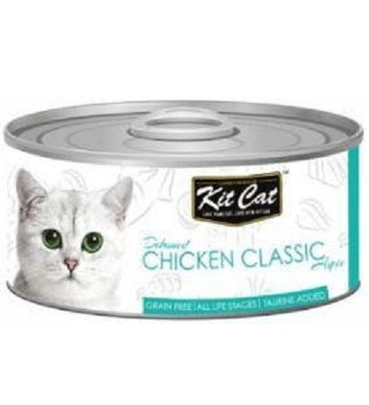 Kit Cat Grain Free Chicken Classic Topper Wet Cat Food