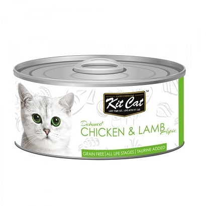 [P-086] Kit Cat Grain Free Chicken & Lamb Topper Wet Cat Food
