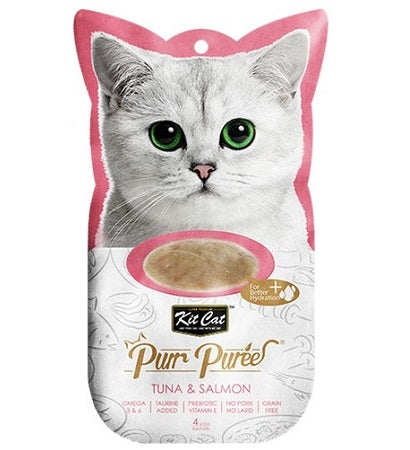Kit Cat Purr Puree Tuna & Salmon Cat Treats
