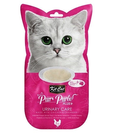 Kit Cat Purr Puree Plus Urinary Care Chicken Cat Treats