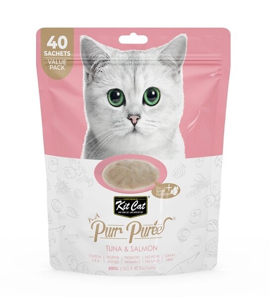 Kit Cat Puree Tuna & Salmon Cat Treats