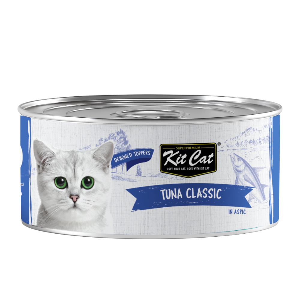 [P-111] Kit Cat Grain-Free Tuna Classic Topper Wet Cat Food
