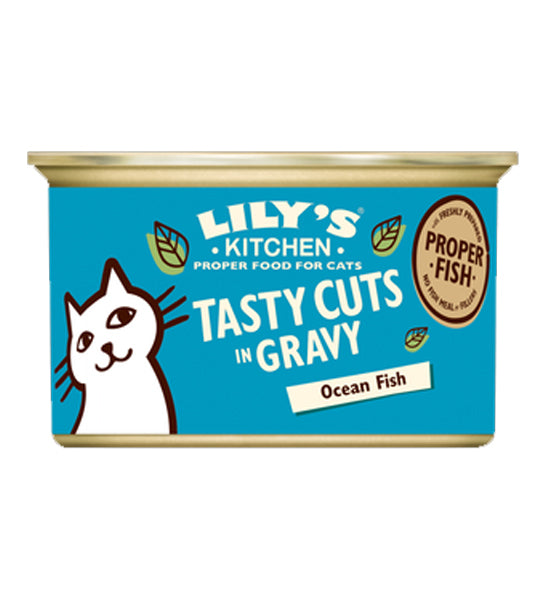 [P-134] Lily's Kitchen Tasty Cuts Ocean Fish Wet Cat Food