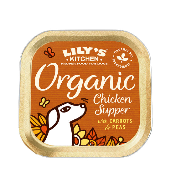 [P-144] Lily's Kitchen Organic Chicken Supper Wet Dog Food