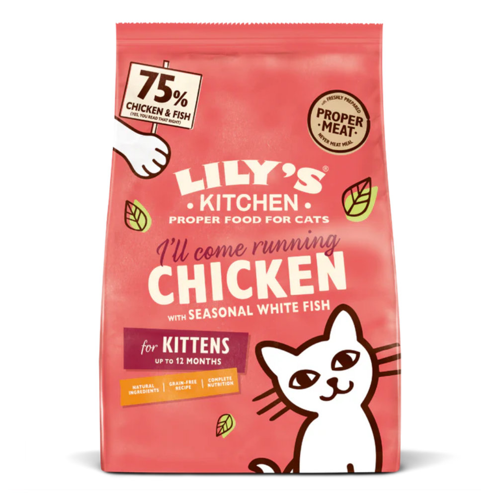 [P-153] Lily's Kitchen Chicken & White Fish Kitten Dry Food