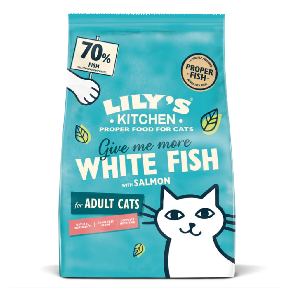 [P-154] Lily's Kitchen Fisherman's Feast White Fish & Salmon Dry Cat Food
