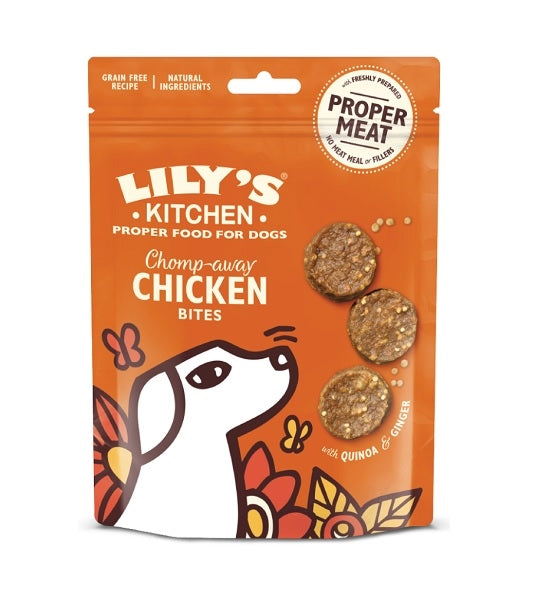 [P-159] Lily's Kitchen Chomp-Away Chicken Bites Dog Treats