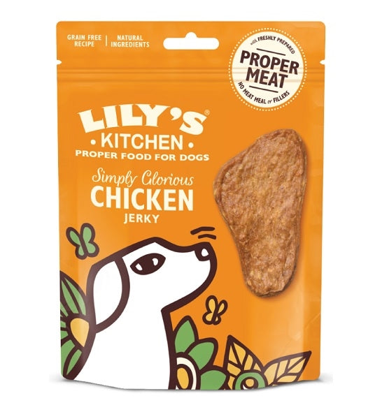 [P-160] Lily's Kitchen Simply Glorious Chicken Jerky Dog Treats
