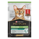 Purina Pro Plan Sterilised Adult Beef in Gravy Wet Cat Food