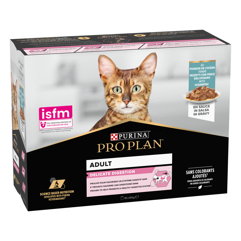 PURINA Pro Plan Delicate Oceanfish In Gravy Multipack Adult Wet Cat Food