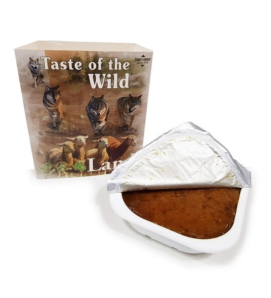 [P-303] Taste of the Wild Lamb with Fruit & Vegetables Tray Wet Dog Food