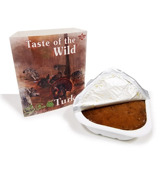 [P-304] Taste of the Wild Turkey with Fruit & Vegetables Tray Wet Dog Food