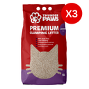 Thunder Paws Premium Hard Clumping Clay Lavender Scent Cat Litter - Pack of 3