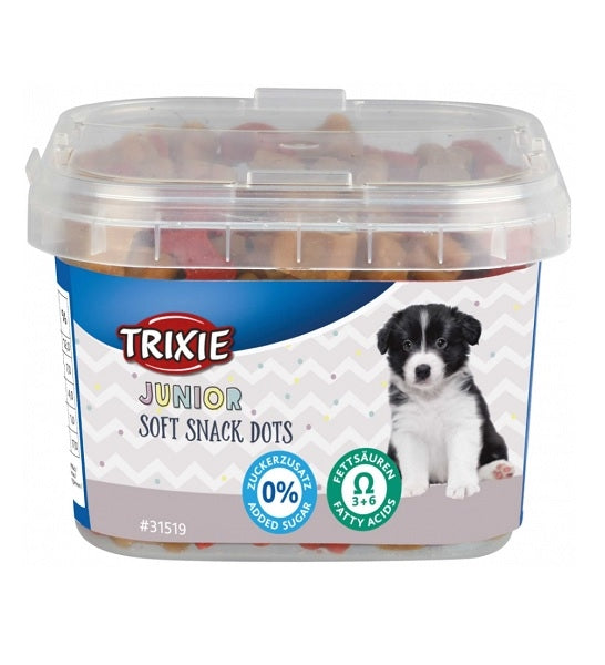 [P-317] Trixie Junior Soft Snack Dots with Omega-3 Dog Treats 140G