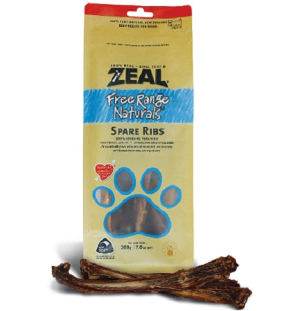 [P-342] Zeal Pet Food Spare Ribs Pure Natural Dog Treats (125g)