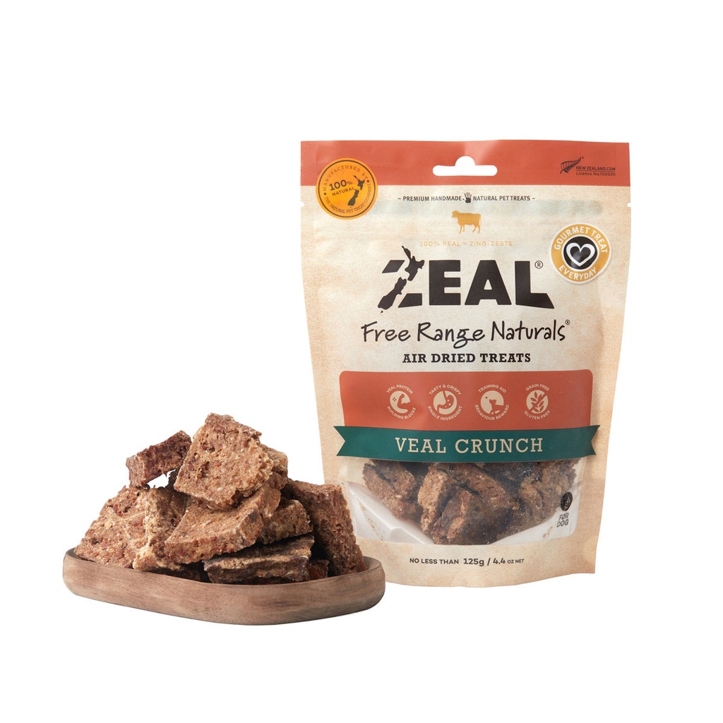 Zeal Veal Crunch Air Dried Dog Treats